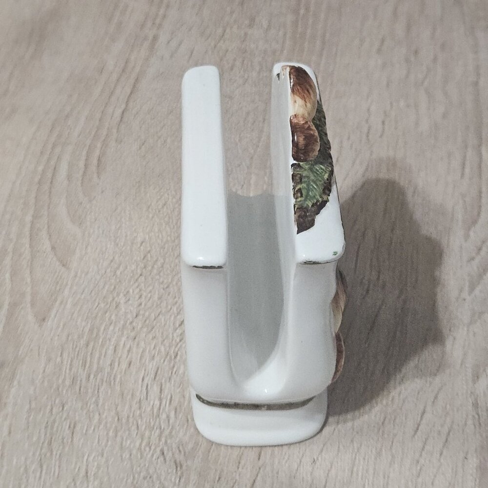 Vintage Mushroom Napkin Holder Home Decor Retro Magical Kitchen Ceramic - Picture 4 of 10